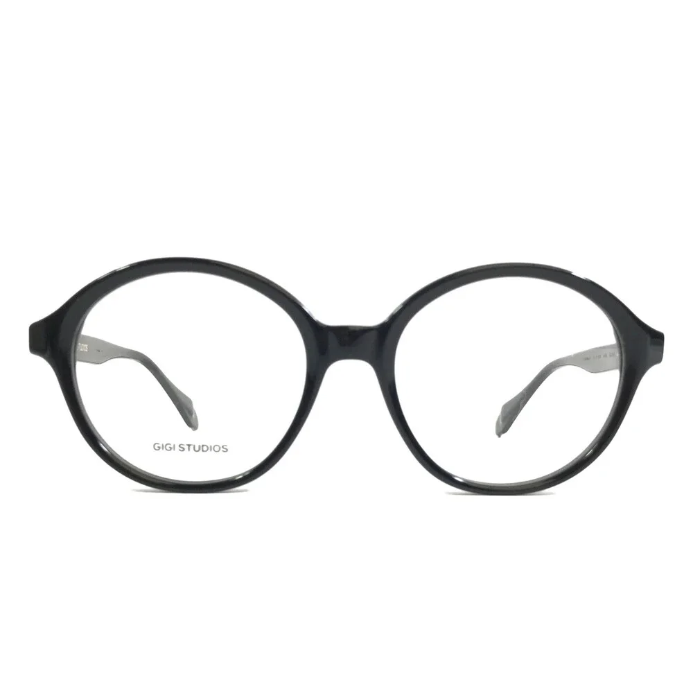 Gigi Studios Eyeglasses Frames COLETTE 6870/1 Black Round Full Rim 47-17-135